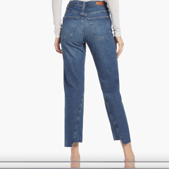 Ag Adriano Goldschmied Twisted Alexis Medium Wash Straight Leg Jeans - 28R - Picture 2 of 10